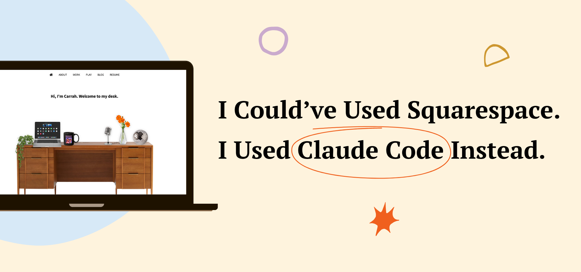 I Could've Used Squarespace. I Used Claude Code Instead.